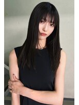 ランズ(LANDS)&nbsp;ワイドバング レイヤーカット 【韓国ヘア 大阪 梅田】