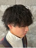 メンズマッシュツイストスパイラルパーマ群馬高崎眉毛