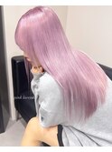11190髪質改善ストレートラベンダーミルクティーホワイトピンク