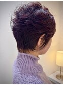 お手入れ簡単大人ショートヘア。