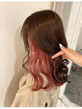 アライブ ハラジュク(ALIVE harajuku) 【ALIVE 】 ポイントで可愛いインナーカラー