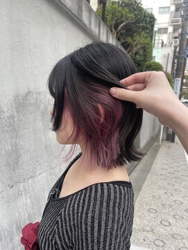 エムタニグチミュー(MTANIGUCHI Mieux) ウルフレイヤー/イヤリングカラー/ラベンダーピンク