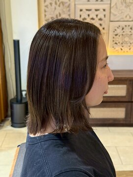 ヘアリゾート粋 ティガ 池袋店(tiga) フェイスレイヤー/オリーブベージュ