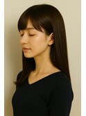 小顔似合わせレイヤーカット/髪質改善ダメージレスカラー