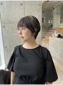 大人カジュアルショートボブ