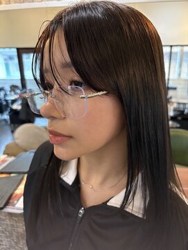 ハーティム 代官山 恵比寿(Heartim) 艶感アップ!黒髪ストレート代官山/縮毛矯正/髪質改善