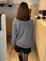 ユンク(UNC)&nbsp;髪質改善『ノフ』トリートメント お客様画像。(加工無し)