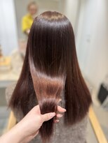 フィゼル 梅田茶屋町(fizelle)&nbsp;髪質改善カラー×ピンクベージュ