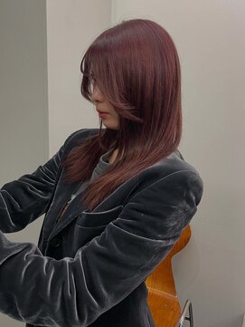 ニール 名古屋 伏見 丸の内(NEELU) 【anzu】ワインレッド