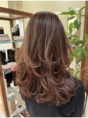 レイヤーカット小顔カット大人ヘア髪質改善30代40代50代銀座