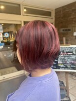 ヘアメイク ポルテ(HAIR MAKE PORTE)&nbsp;ショートピンクボブ
