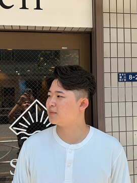 スウェル 押上店(Swell) 爽やかさと色気を両立するかきあげセンターパート