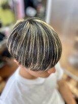 トータルヘアサロンカマダ&nbsp;メッシュキャップハイライト