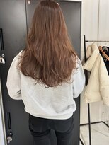 カミエ(kamie) ツヤ感が引き立つブラウンセミロング