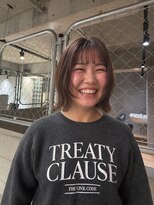 ロウクス アカサカ(LOWX.akasaka) 切りっぱなしレイヤー×透明感カラー
