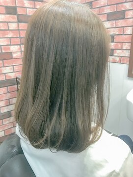 ワンバイワン(ONE BY ONE) ハイトーンアッシュ内巻き