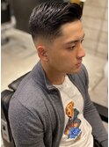 ショートレイヤーかき上げサイドパートショート