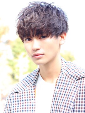 ネイビー(NAVY) ルービックラフマッシュ