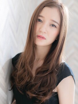 ローマ ギンザ(ROMA Ginza) 【ROMA】大人かわいいシアーベージュ/抜け感リラックスロング