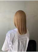 "ブリーチ毛"でも可能!髪質改善ストレート♪