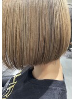 ジンジャー(GINGER) ボブ×髪質改善×トリートメント×ハイトーン×伸ばし中