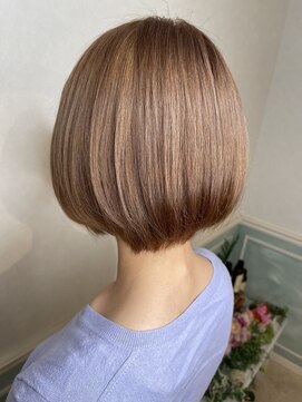 ヘアーサロン リアン 熊谷2号店(hair salon Rien) ボブ/カーキグレージュ/マッシュショート/フェザーバンク[熊谷]