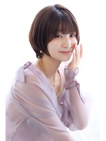 ヘアリゾート バレンタイン(hair+resort valentine)&nbsp;20～30～40代におすすめ/大人ショートボブ×ことりベージュ