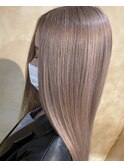 ミルクティー×ダブルカラー×髪質改善トリートメント