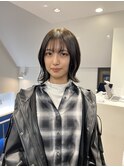 外ハネミディアム　レイヤーミディアム　ボブレイヤー