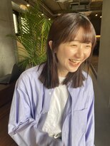 ソイリウム 下北沢(soi rium)&nbsp;ぷつっと感が可愛いロブ　ナチュラルブラウン