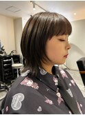 かわいいスタンダードウルフ/ウルフカット/アッシュ　【高崎】