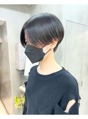 大人ショート　黒髪
