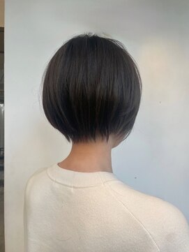 ヘアーメイクパウダー 天王寺寺田町店(Hair make powder) ★丸みショート小顔愛されグレージュカラー★30代40代50代