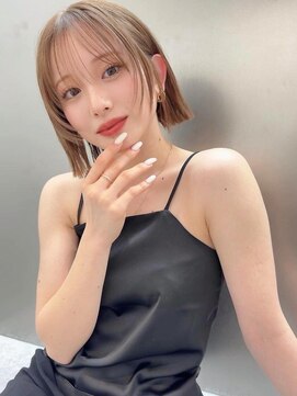 ソヨン 栄店(SOYON) レイヤーボブ/似合わせカット/切りっぱなし/外ハネ/ウルフボブ