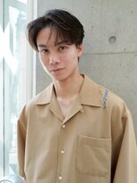 ニコ トウキョウ ロジック(nico TOKYO Logic)&nbsp;フェザーパーマニュアンスパーマメンズセンターパート襟足あり