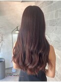 《姫路　Jillankh》パープルブラウン　髪質改善カラー