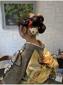 振袖　ヘアアレンジ