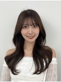 韓国スタイル/ナチュラルくびれへア_くびれ巻き_レイヤーカット