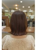 切りっぱなしボブ