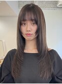 レイヤー/ラウンドバング/ハッシュボブ/韓国/ボブ/梅田