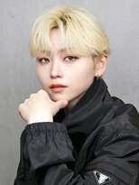 ザサードヘアー 船橋(THE 3rd HAIR) ブロンドコンマバングセンターパート