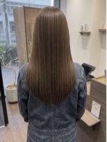 ニコリヘアワークス(nicori hair works)&nbsp;ロング×ストレート×アッシュベージュ3