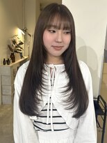 ニコフクオカヘアーメイク(NIKO Fukuoka Hair Make)&nbsp;[NIKO]ブリーチなしダブルカラー/オリーブベージュ/レイヤー