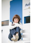 チョッピーバング×春ベージュその2　＊カジュアル女子◎＊
