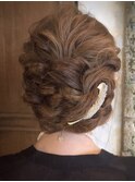 華やか編み込みパーティーヘアセット byMIKI【LUXBE梅田店】