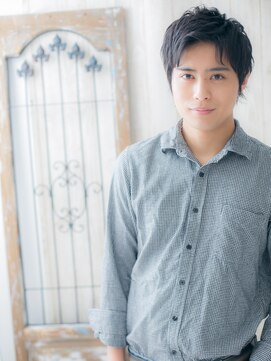 グルーミングサロン バーバー キャッスル 北浦和西口(Grooming salon Barber Castle) ワイルドアップバング★黒髪ショートG