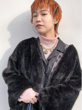 ガーランドウメダ(Garland umeda) ショートウルフ×オレンジカラー