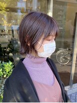 クリアーオブヘアー 一社店(clear OF HAIR)&nbsp;ピンクベージュボブ