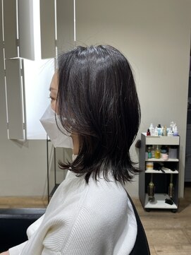 クローゼット 新宿(closet) 外ハネボブ/ペールベージュ[髪質改善/ヘッドスパ白髪染め/新宿】