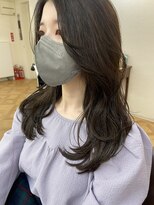 インビテーション(invitation) 韓国顔まわりレイヤー・艶髪ロング・イルミナカラーバイオレット